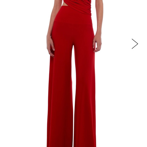 Norma Kamali Pants - NWOT Norma Kamali Elephant Pant in Tiger Red. Size Small